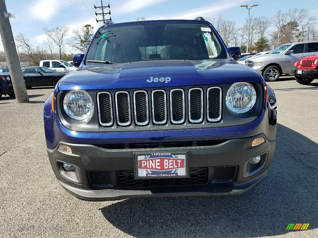 2018 Renegade Latitude 4x4 - Jetset Blue / Black photo #2