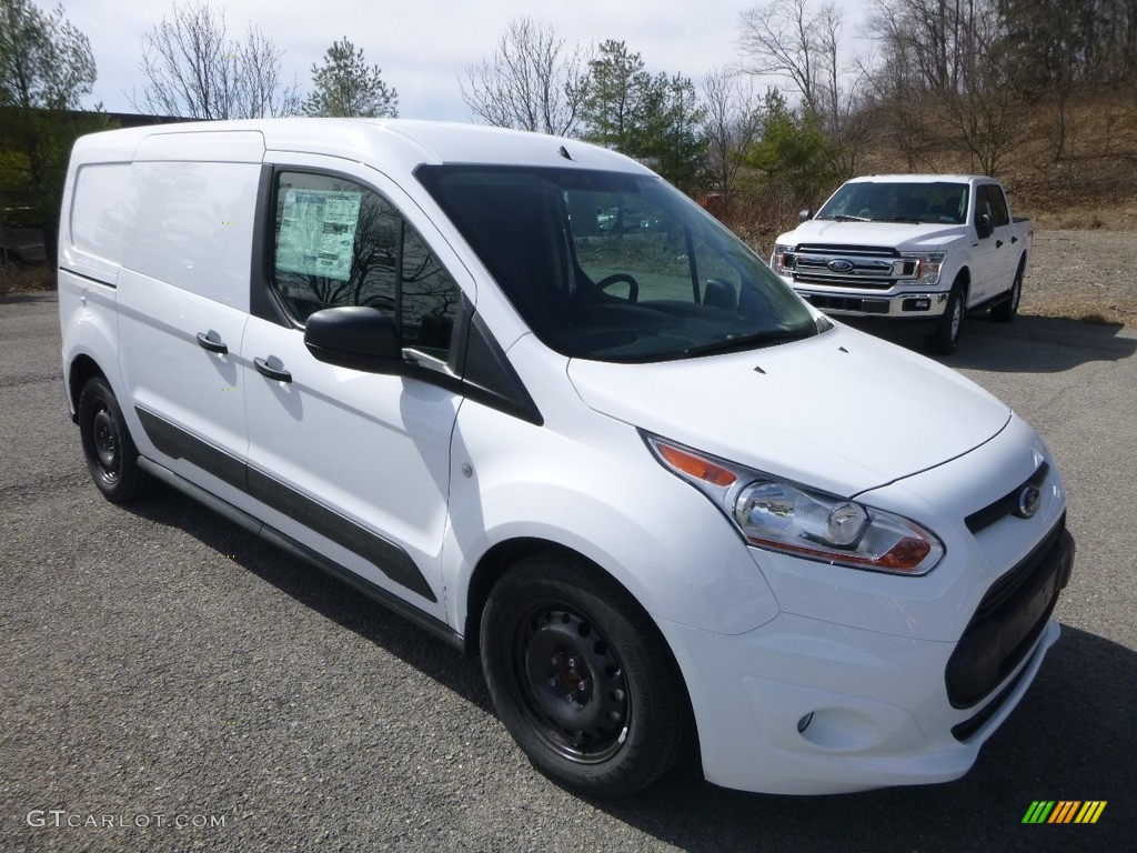 2018 Transit Connect XLT Van - Frozen White / Charcoal Black photo #3