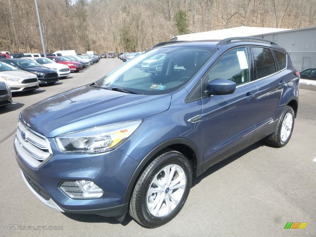 2018 Escape SE 4WD - Blue Metallic / Charcoal Black photo #5