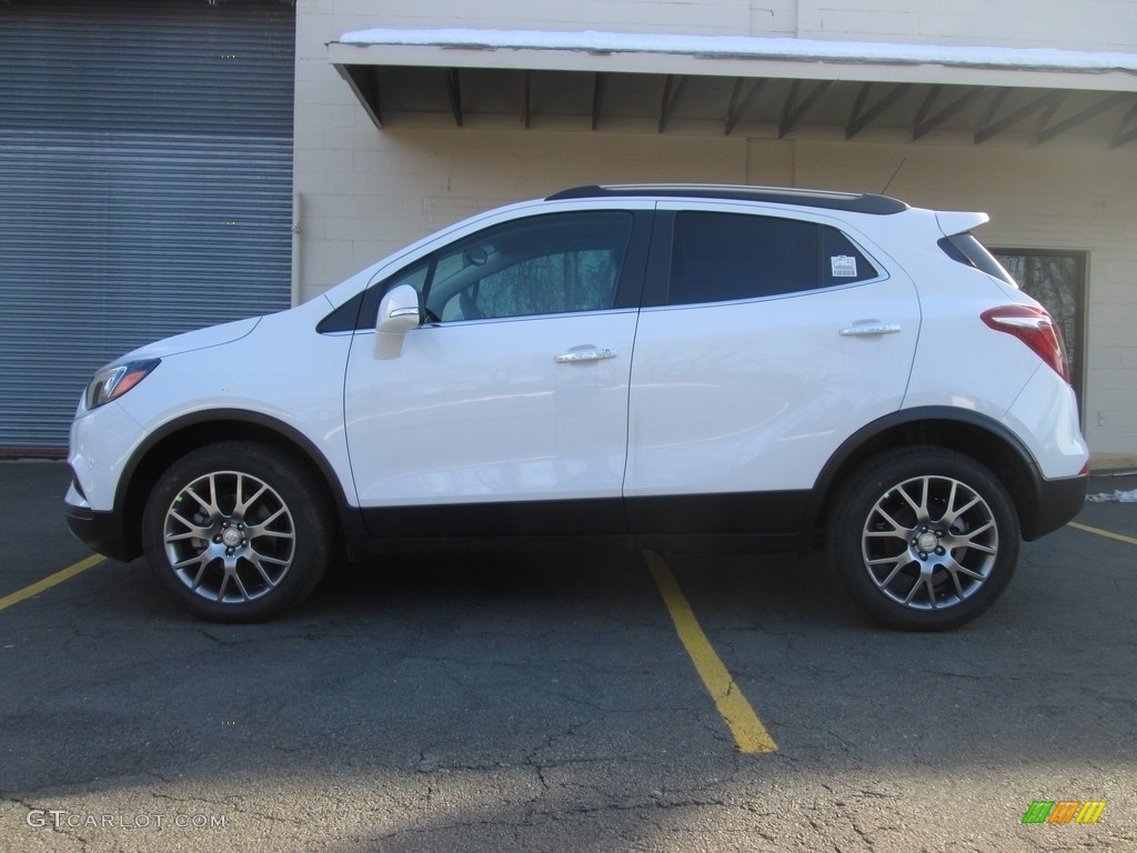 2018 Encore Sport Touring AWD - Summit White / Ebony photo #3