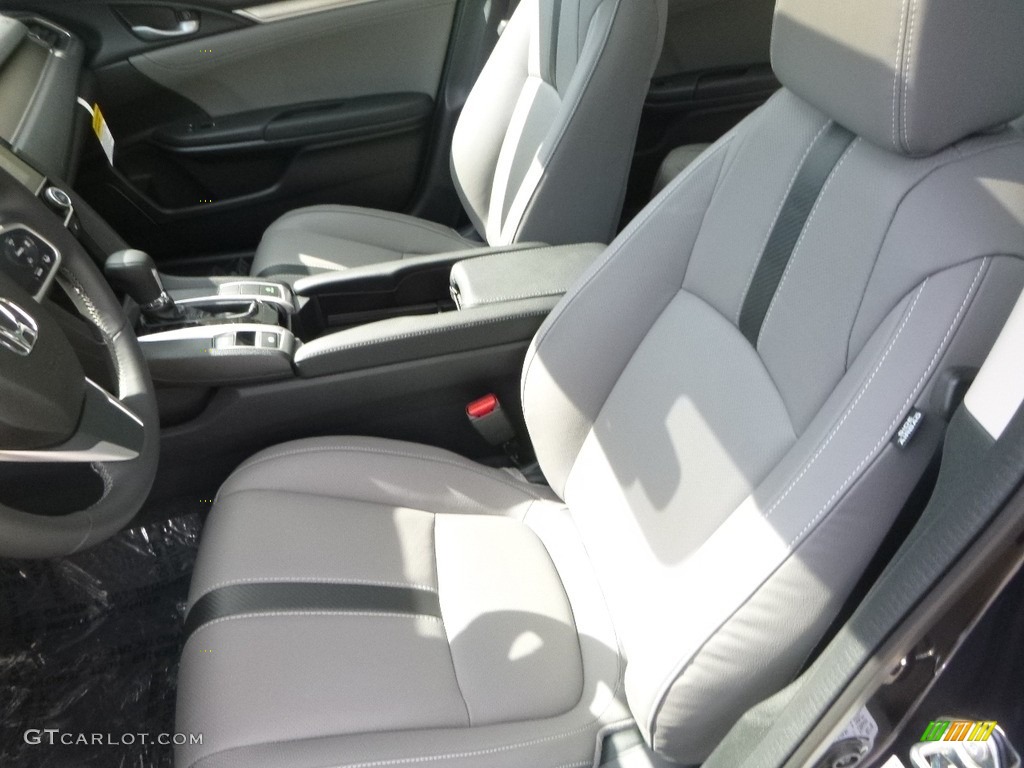 2018 Civic Touring Sedan - Cosmic Blue Metallic / Gray photo #8