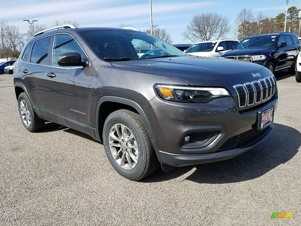 Granite Crystal Metallic 2019 Jeep Cherokee Latitude Plus 4x4 Exterior Photo #126116483