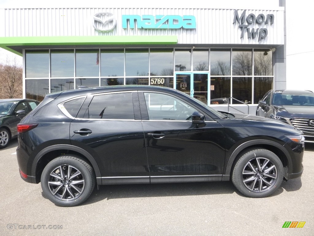 2018 CX-5 Grand Touring AWD - Jet Black Mica / Black photo #1