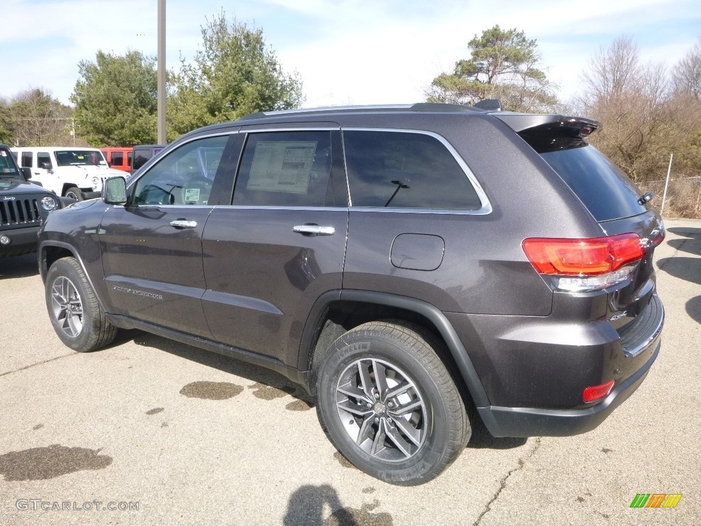 2018 Grand Cherokee Limited 4x4 - Granite Crystal Metallic / Black photo #3