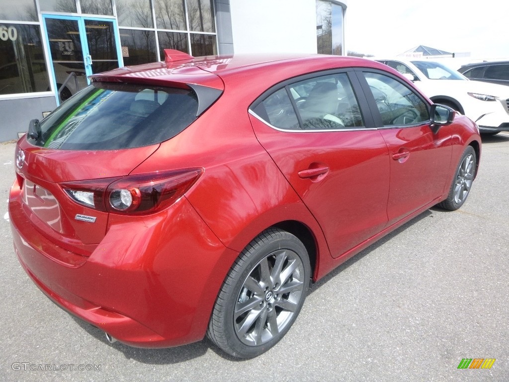 2018 MAZDA3 Grand Touring 5 Door - Soul Red Metallic / Parchment photo #2