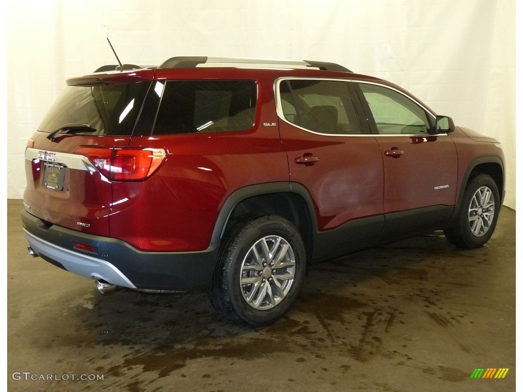 2018 Acadia SLE AWD - Crimson Red Tintcoat / Jet Black photo #2