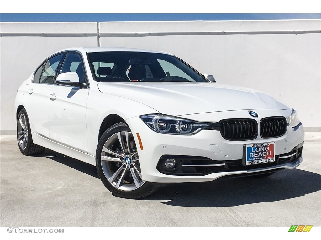 2018 3 Series 330i Sedan - Alpine White / Black photo #12