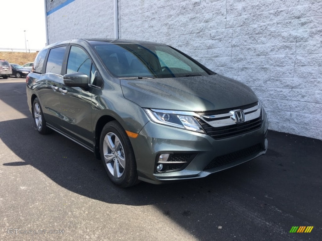 Forest Mist Metallic 2018 Honda Odyssey EX-L Exterior Photo #126121346