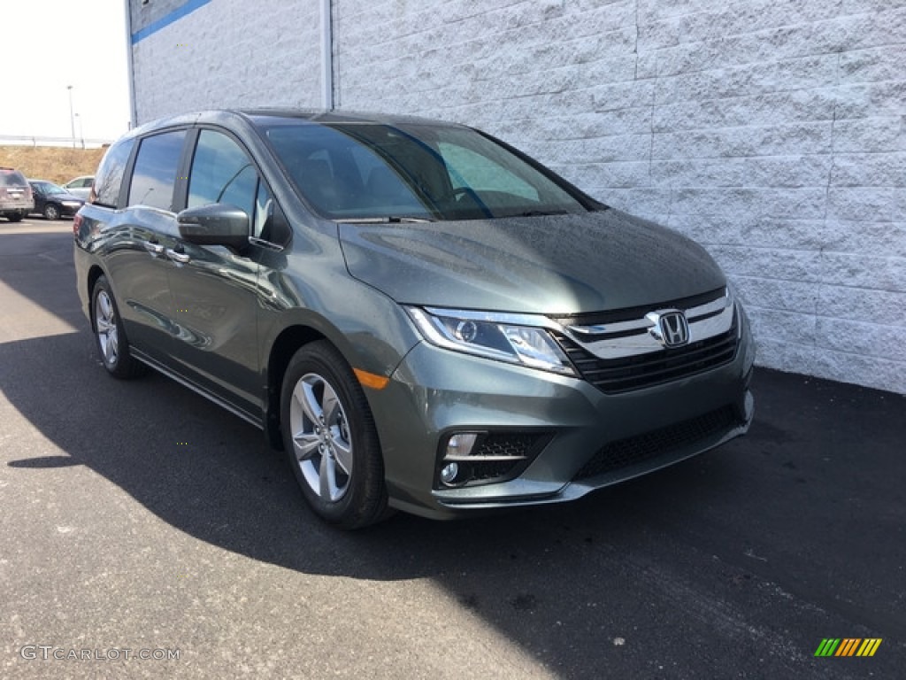 2018 Odyssey EX-L - Forest Mist Metallic / Mocha photo #1