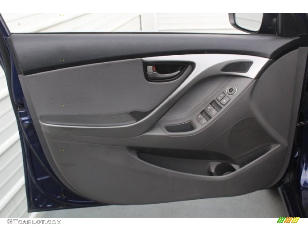 2013 Elantra Limited - Indigo Night / Gray photo #13