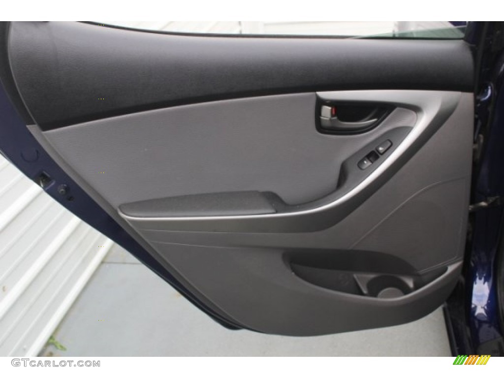 2013 Elantra Limited - Indigo Night / Gray photo #24