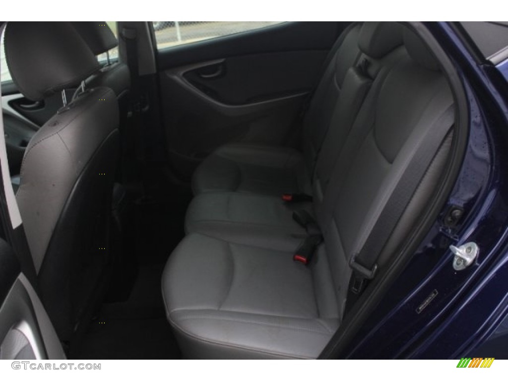 2013 Elantra Limited - Indigo Night / Gray photo #25