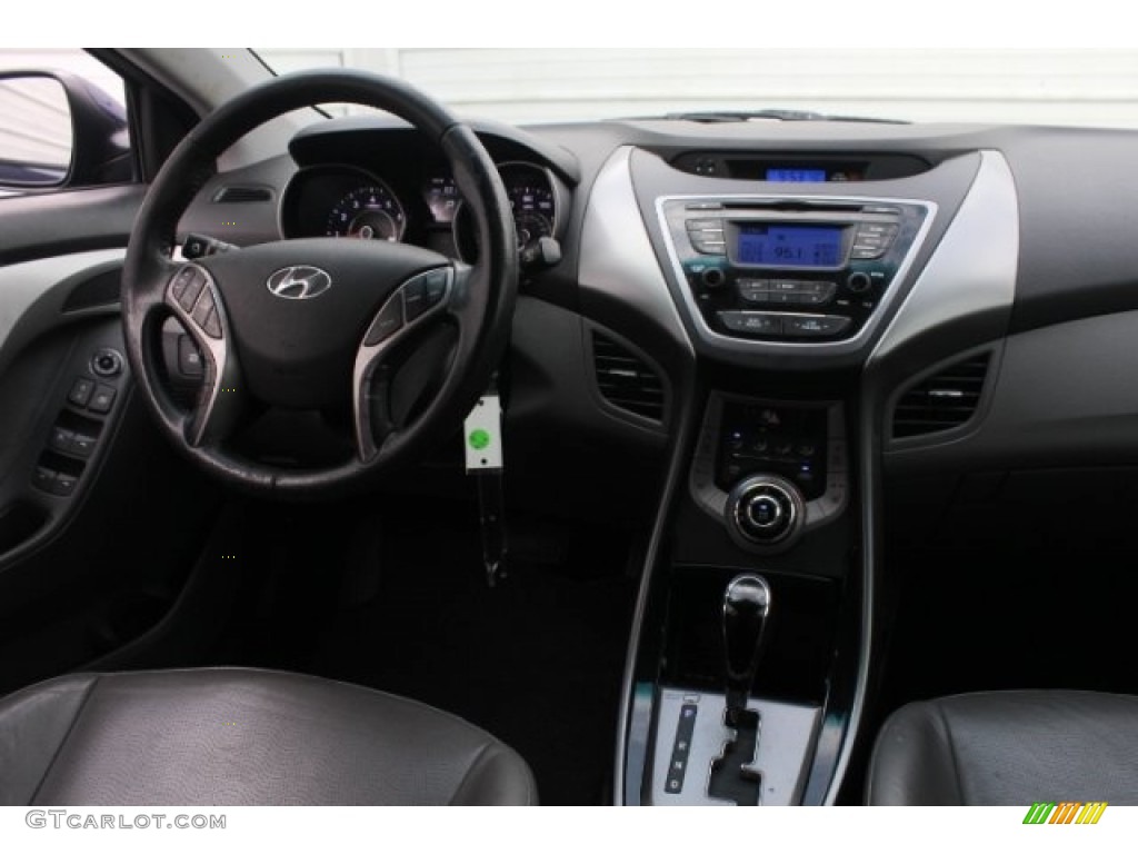 2013 Elantra Limited - Indigo Night / Gray photo #26