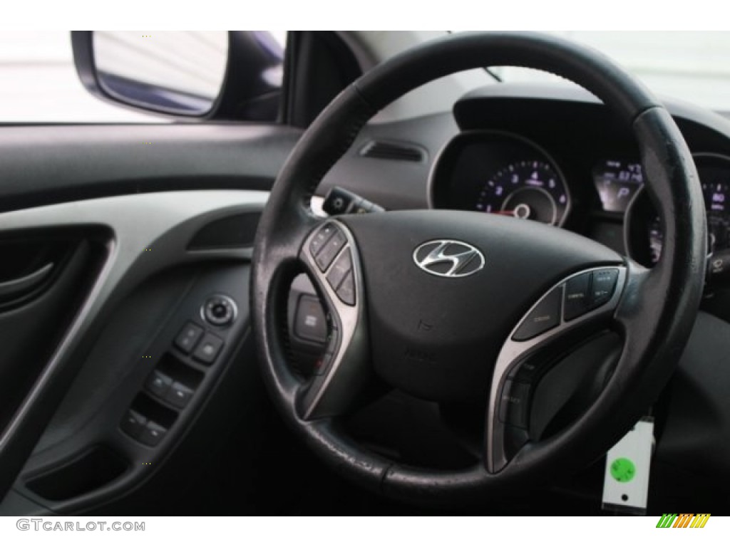 2013 Elantra Limited - Indigo Night / Gray photo #27
