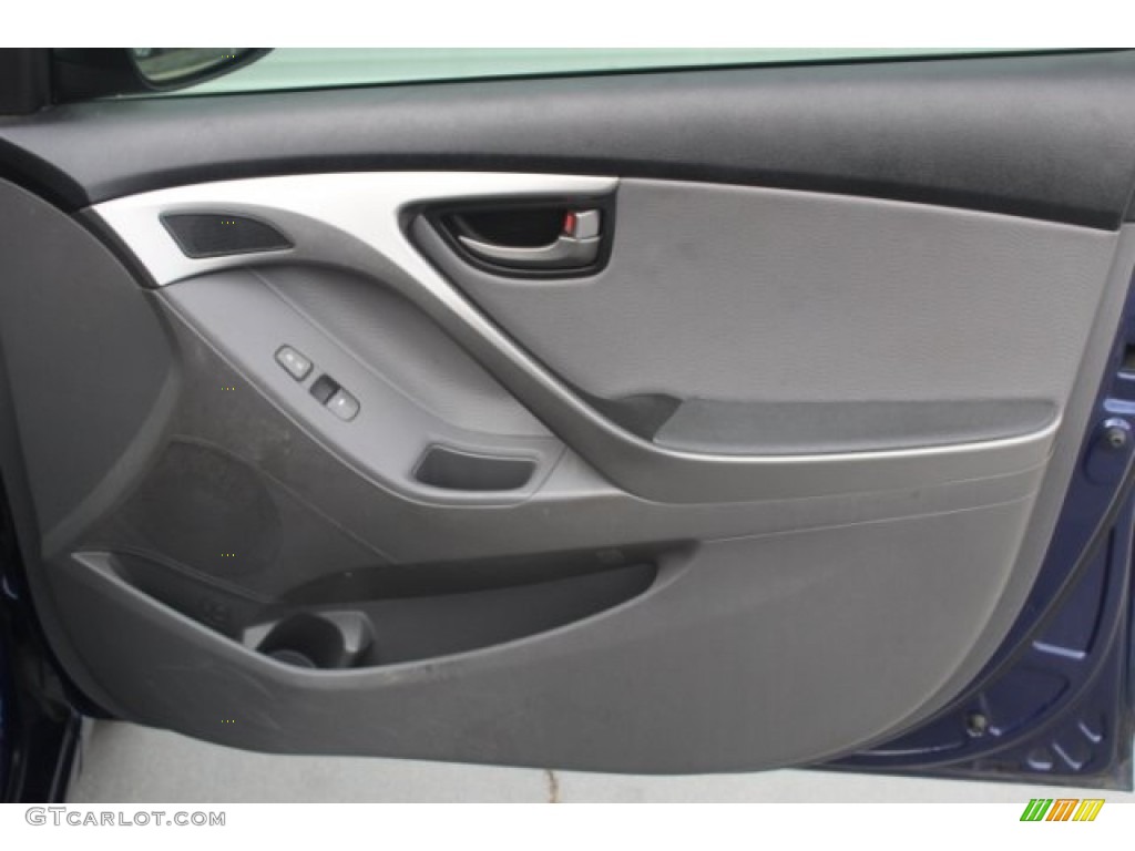 2013 Elantra Limited - Indigo Night / Gray photo #31