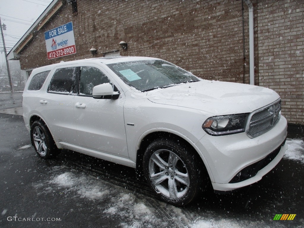 2017 Durango R/T AWD - Vice White Tri-Coat Pearl / Black/Red photo #1