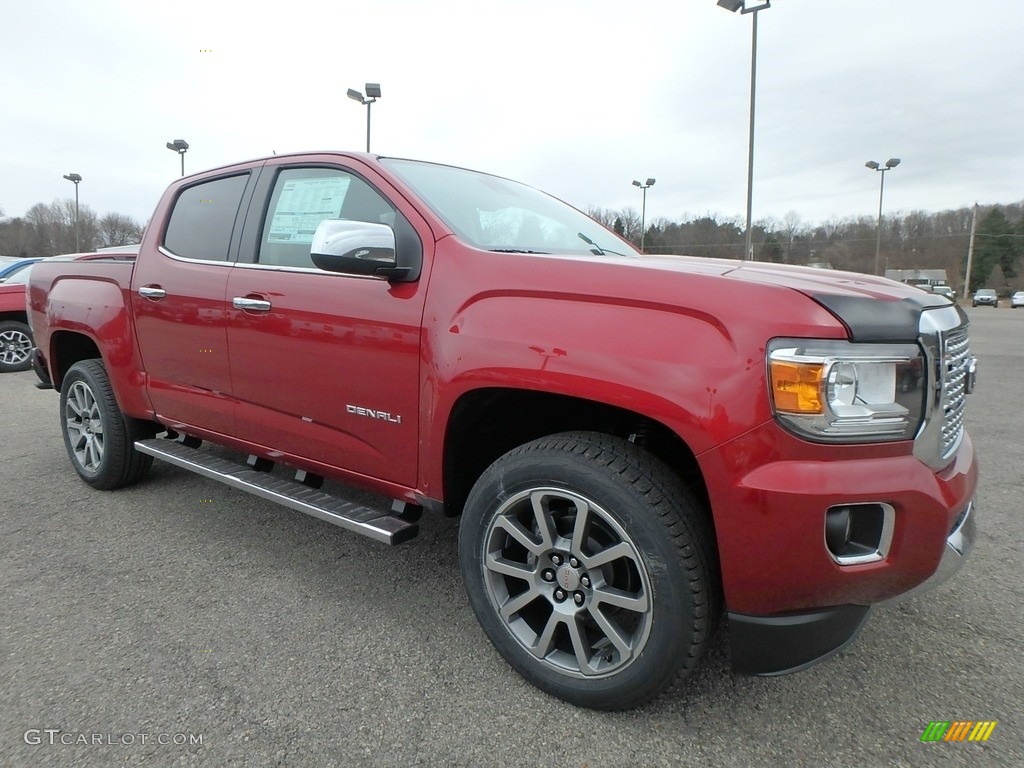 Red Quartz Tintcoat 2018 GMC Canyon Denali Crew Cab 4x4 Exterior Photo #126125406