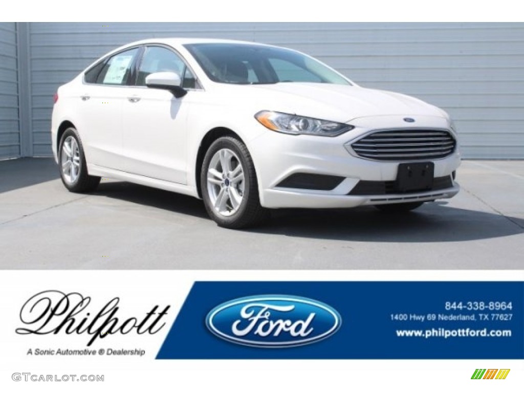 White Platinum Ford Fusion