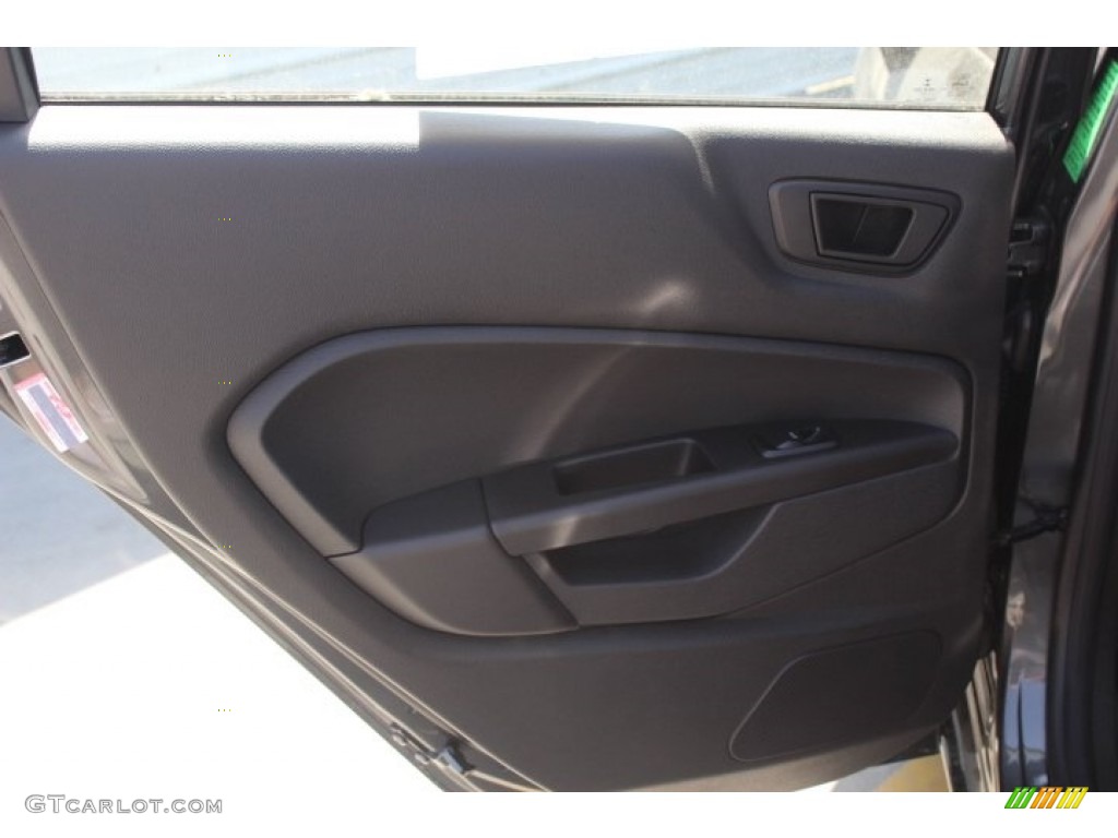 2018 Fiesta SE Hatchback - Magnetic / Charcoal Black photo #22