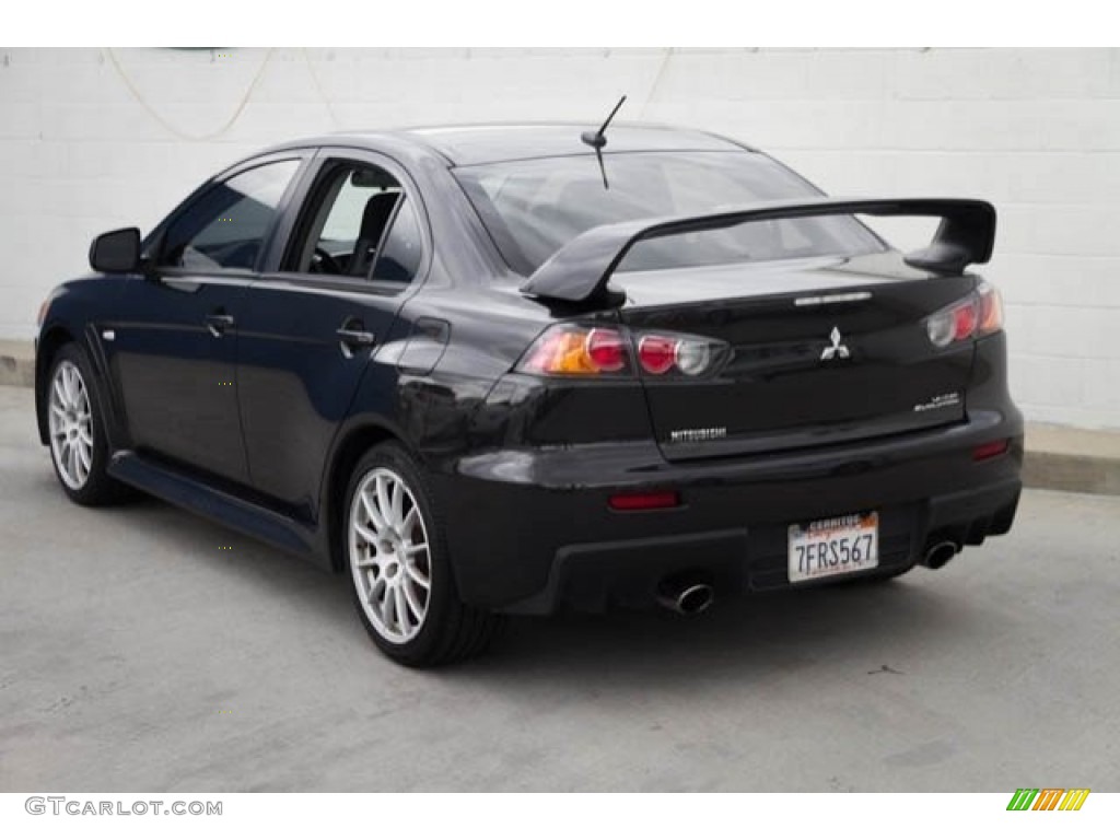 2014 Lancer Evolution GSR - Phantom Black Pearl / Black photo #2