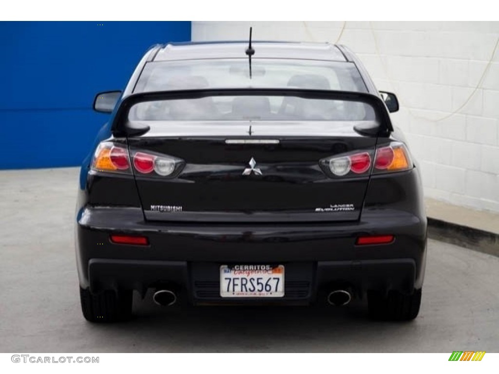 2014 Lancer Evolution GSR - Phantom Black Pearl / Black photo #9