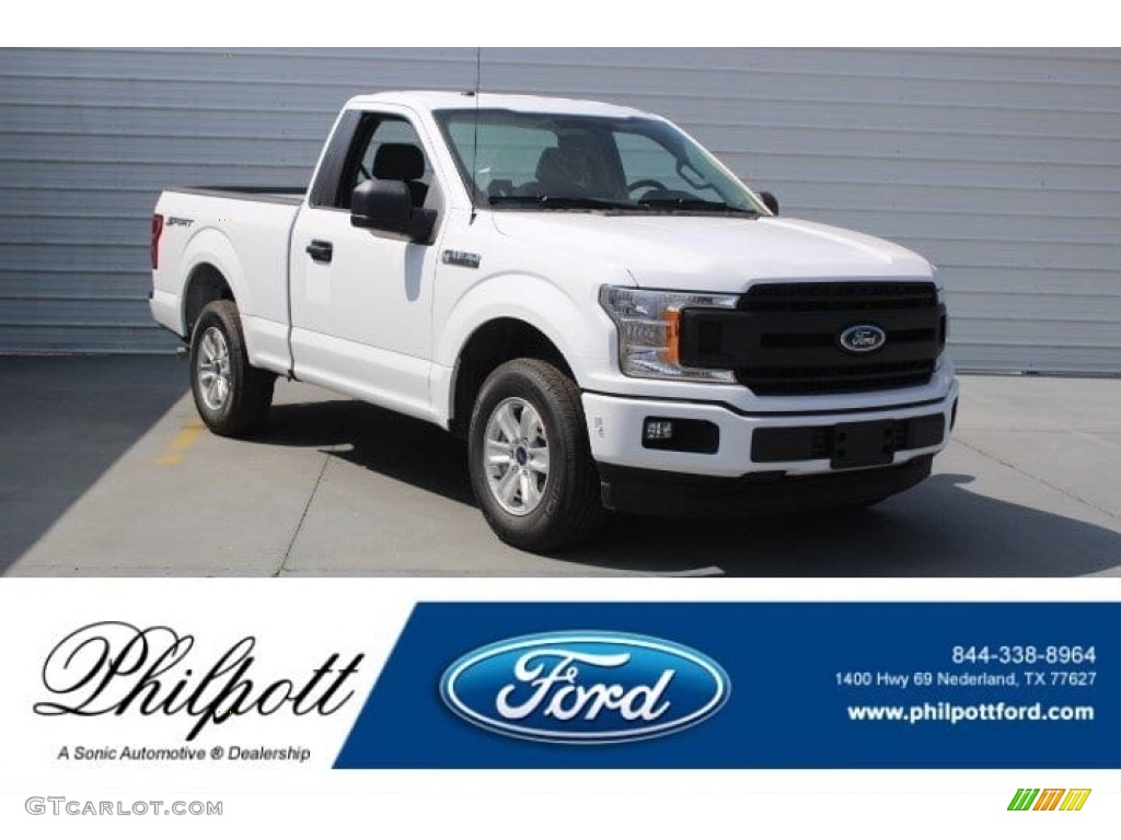 2018 F150 XL Regular Cab - Oxford White / Earth Gray photo #1