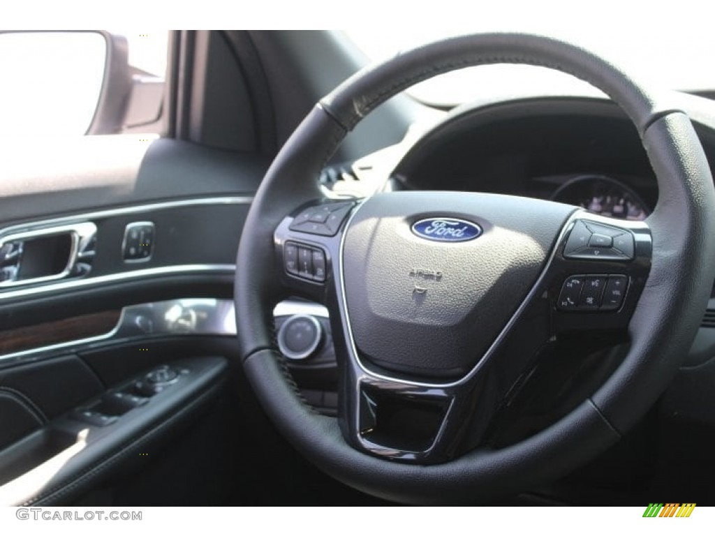2018 Explorer Limited - White Platinum / Ebony Black photo #26