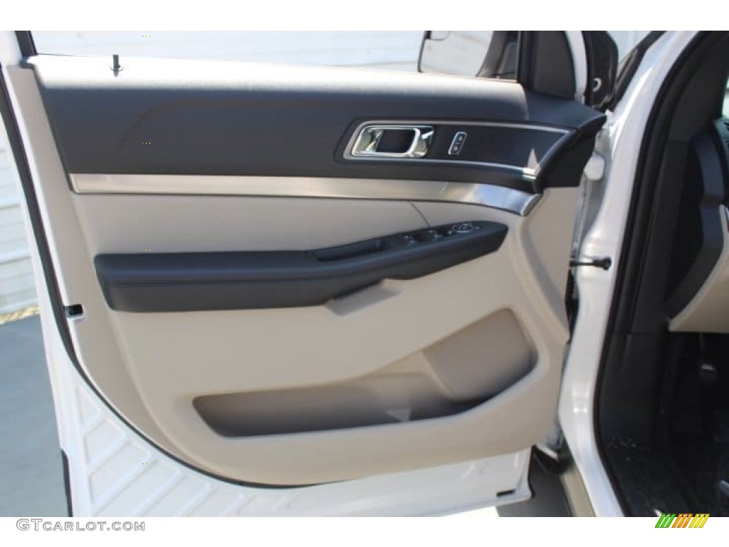 2018 Explorer XLT - White Platinum / Medium Stone photo #11