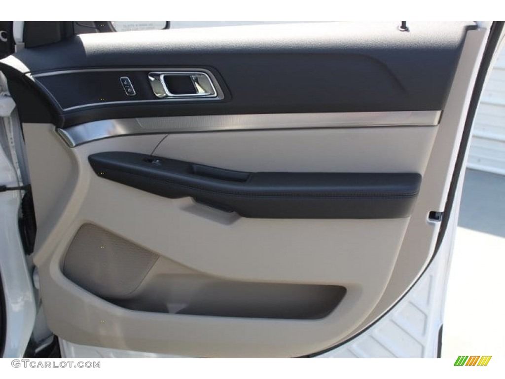2018 Explorer XLT - White Platinum / Medium Stone photo #32