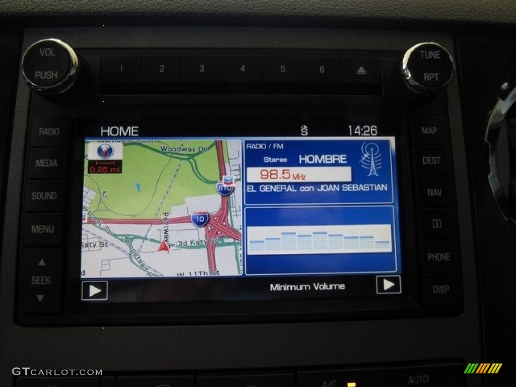 2011 F250 Super Duty Lariat Crew Cab 4x4 - Tuxedo Black Metallic / Black Two Tone Leather photo #32