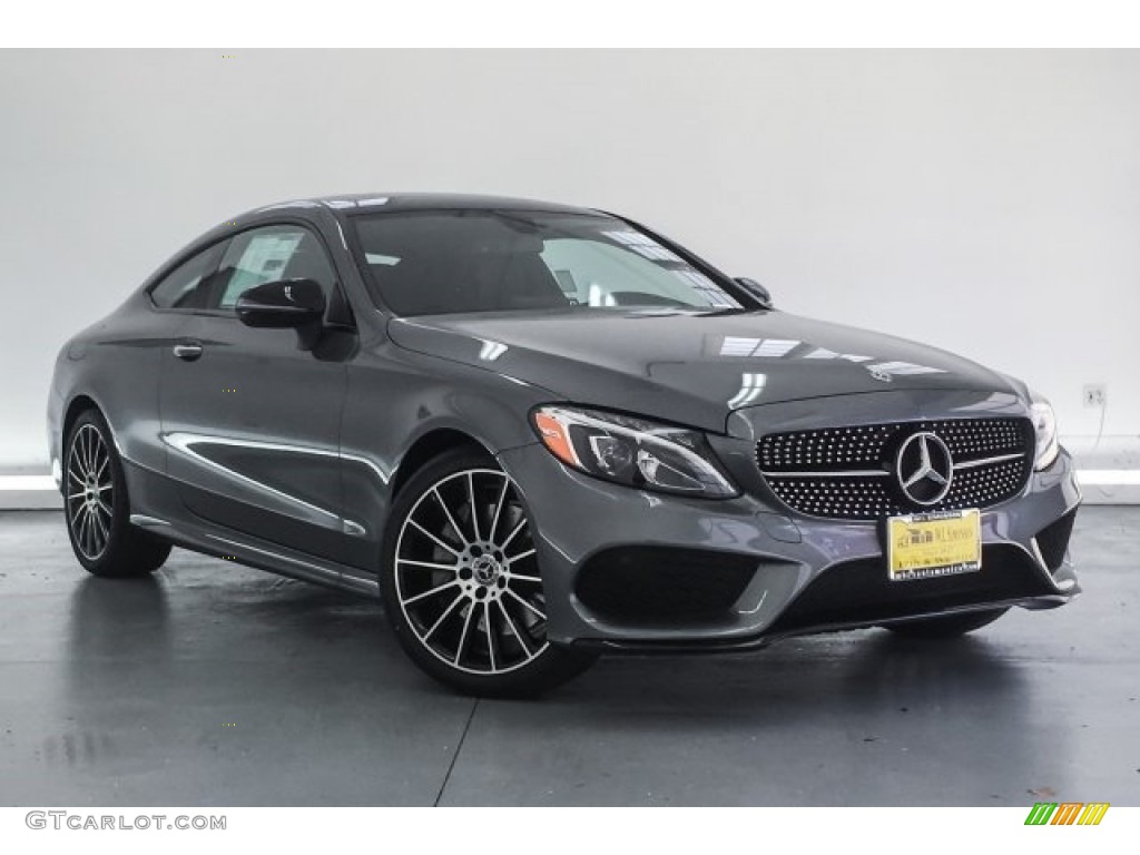 2018 C 300 Coupe - Selenite Grey Metallic / Black photo #12