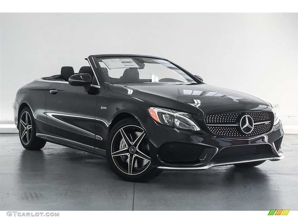Black 2018 Mercedes-Benz C 43 AMG 4Matic Cabriolet Exterior Photo #126137789