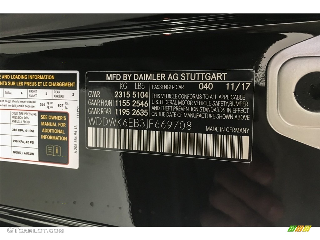 2018 Mercedes-Benz C 43 AMG 4Matic Cabriolet Parts Photos