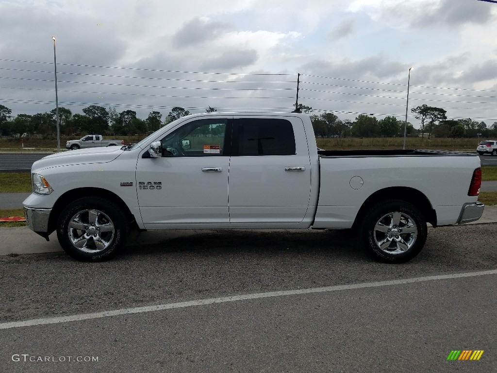 2018 1500 Big Horn Crew Cab 4x4 - Bright White / Black/Diesel Gray photo #2
