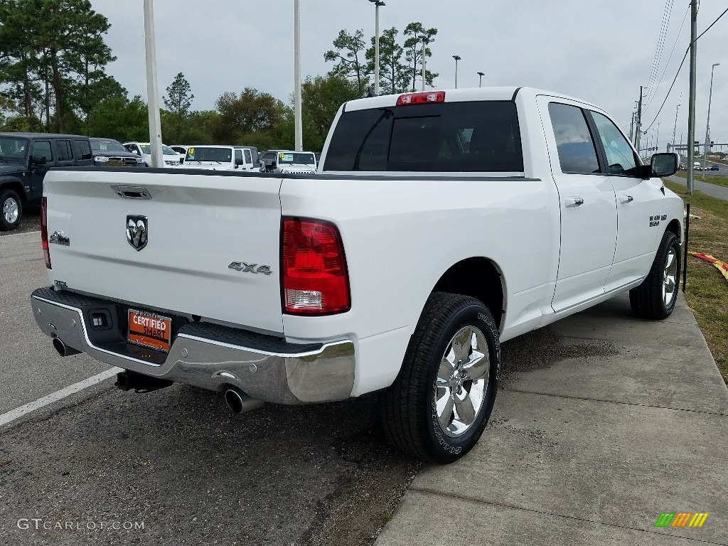 2018 1500 Big Horn Crew Cab 4x4 - Bright White / Black/Diesel Gray photo #5