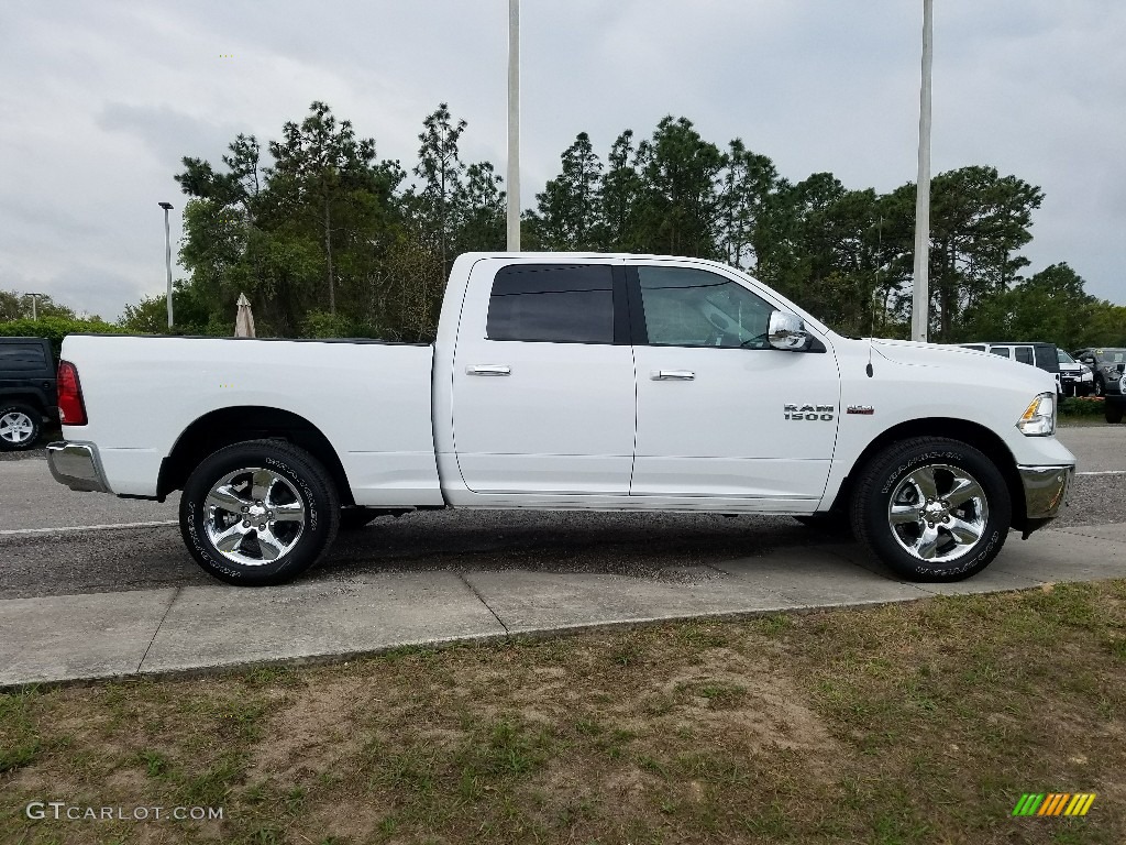 2018 1500 Big Horn Crew Cab 4x4 - Bright White / Black/Diesel Gray photo #6