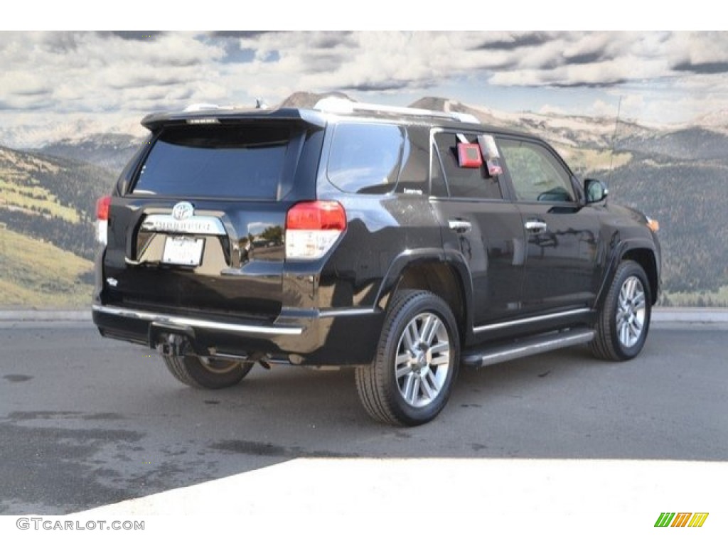 2012 4Runner Limited 4x4 - Black / Black Leather photo #3