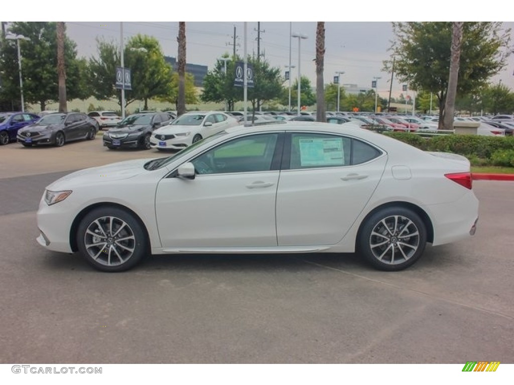 2018 TLX V6 Technology Sedan - Bellanova White Pearl / Espresso photo #4