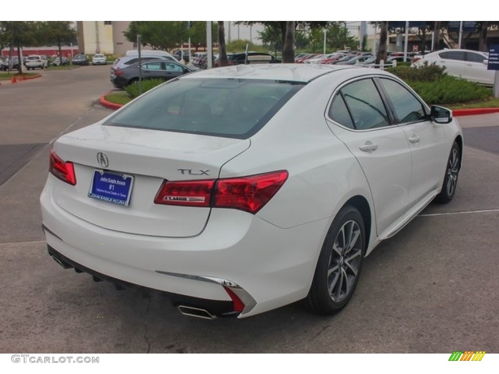 2018 TLX V6 Technology Sedan - Bellanova White Pearl / Espresso photo #7