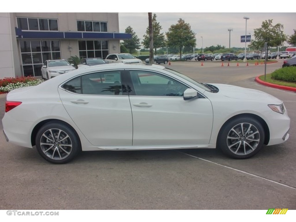 2018 TLX V6 Technology Sedan - Bellanova White Pearl / Espresso photo #8