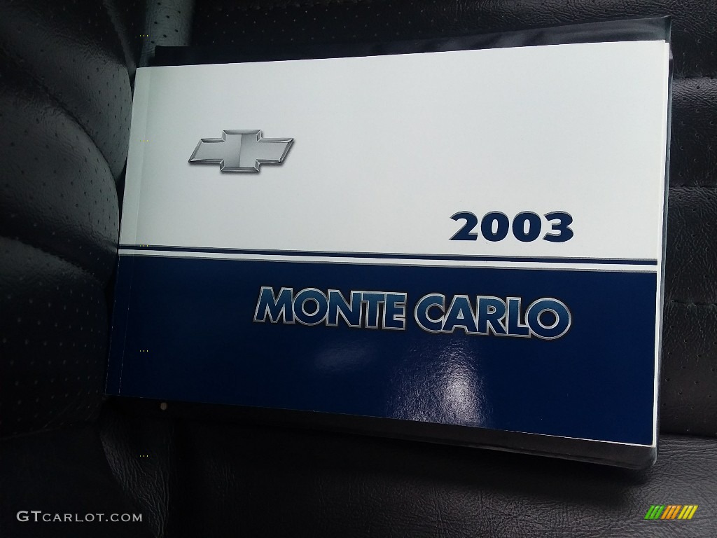2003 Monte Carlo SS - Superior Blue Metallic / Ebony Black photo #20