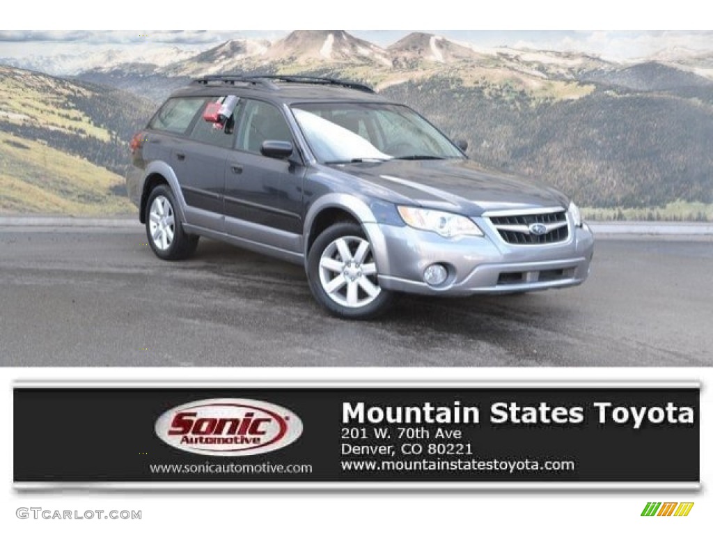 2009 Outback 2.5i Special Edition Wagon - Diamond Gray Metallic / Off Black photo #1