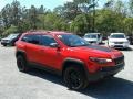 Firecracker Red 2019 Jeep Cherokee Trailhawk 4x4 Exterior