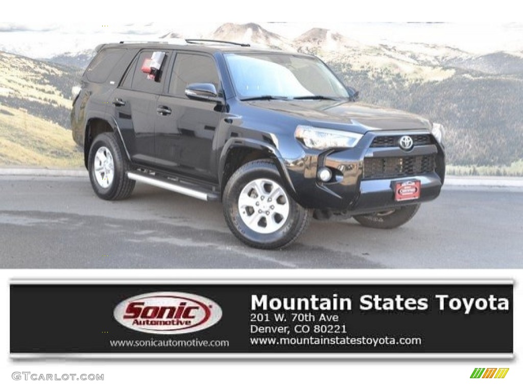 Midnight Black Metallic Toyota 4Runner