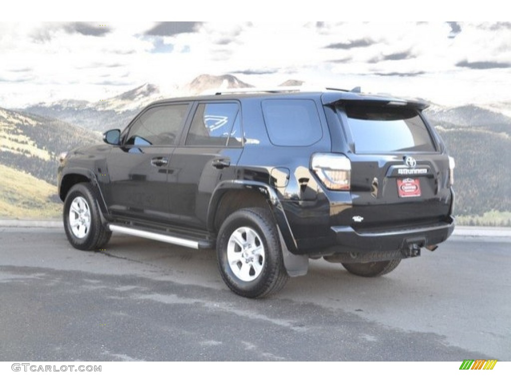 2016 4Runner SR5 Premium 4x4 - Midnight Black Metallic / Black photo #8