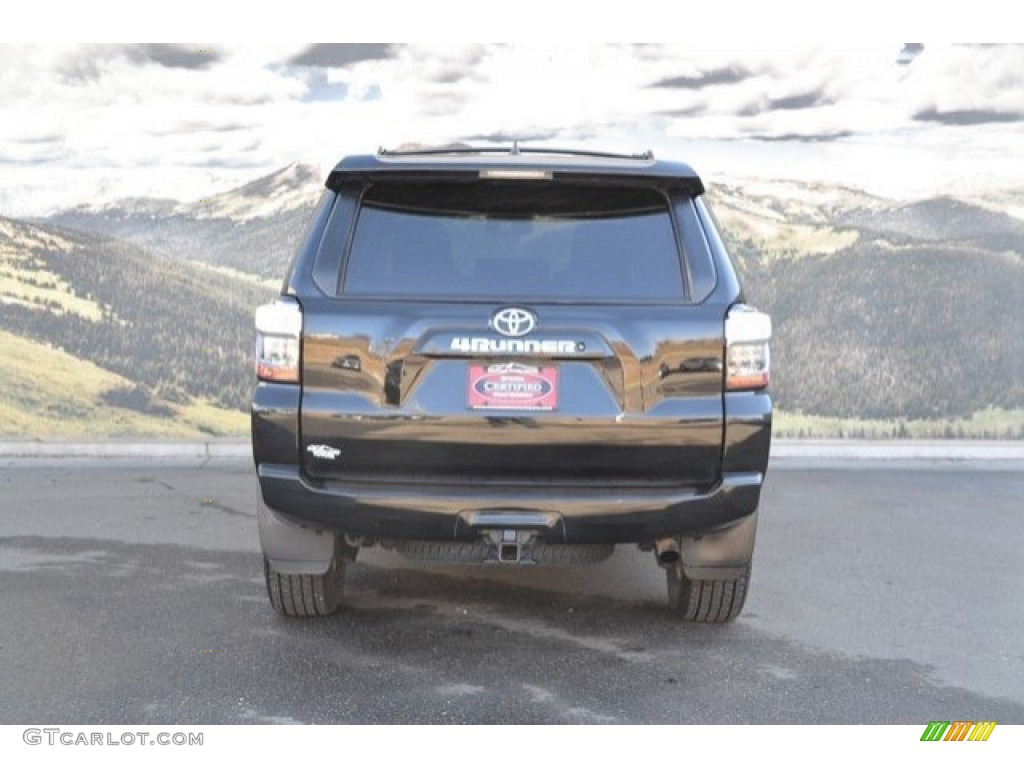 2016 4Runner SR5 Premium 4x4 - Midnight Black Metallic / Black photo #9