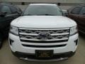 2018 Oxford White Ford Explorer XLT 4WD  photo #2