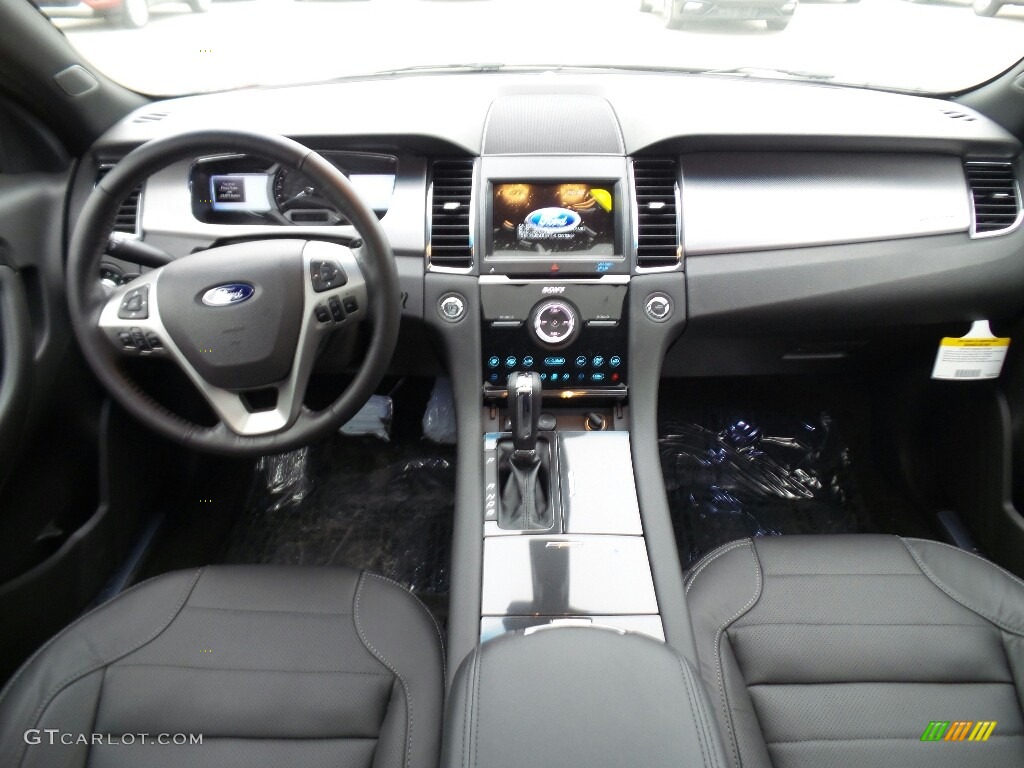 2018 Ford Taurus SHO AWD Charcoal Black Dashboard Photo #126147754