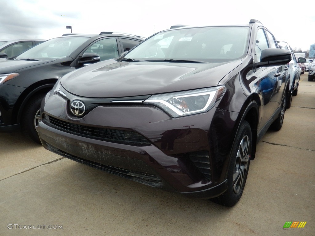 2018 RAV4 LE - Black / Black photo #1