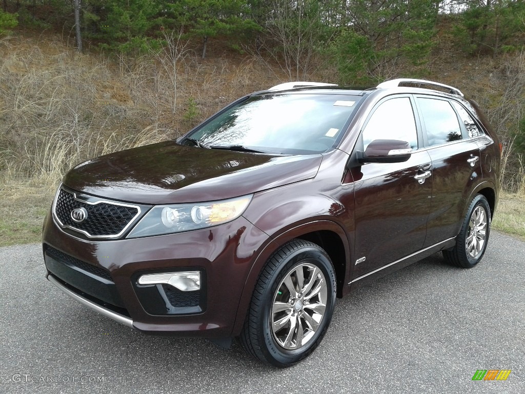 2011 Sorento SX V6 AWD - Java Brown / Black photo #2
